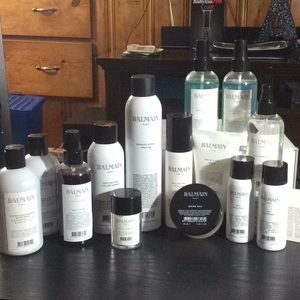 Balmain professional hair products, prices varie.